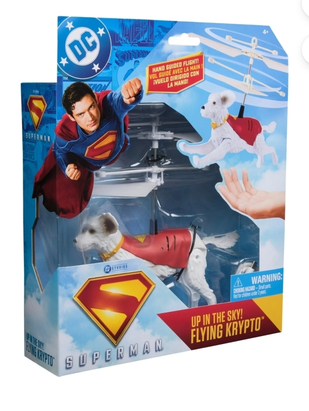 Superman Up in the sky Flying Krypto 7.5 Inches - Picture 5 of 8